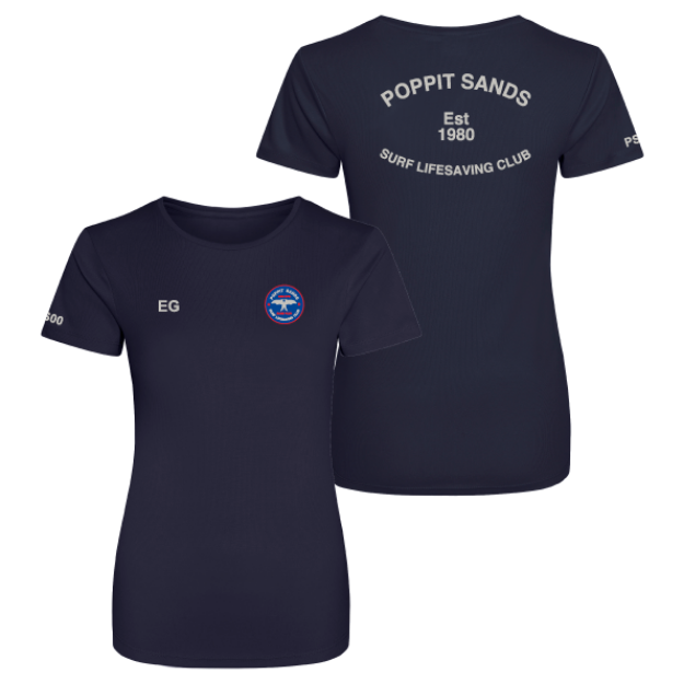 Picture of Poppit Sands SLSC - Ladies Fit Performance T-Shirts