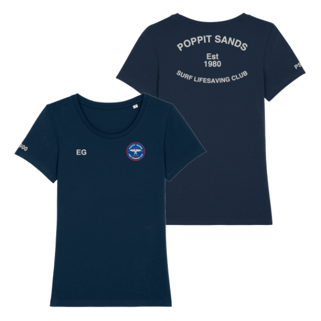 Picture of Poppit Sands SLSC - Ladies Fit Cotton T-Shirts