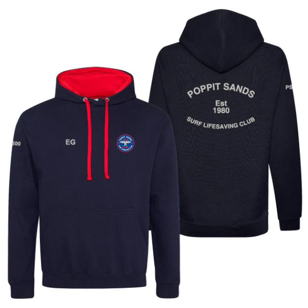 Picture of Poppit Sands SLSC - Unisex Two Tone Hoodies