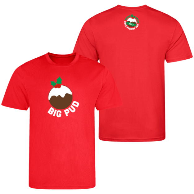 Picture of Broad Haven Pudding Run 2023 - Unisex Performance T-Shirts - BIG PUD