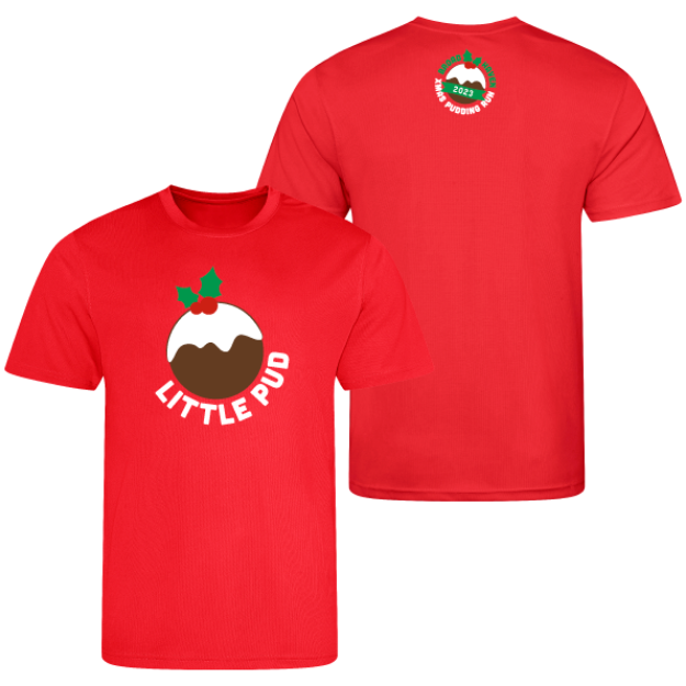 Picture of Broad Haven Pudding Run 2023 - Kids Performance T-Shirts - LITTLE PUD