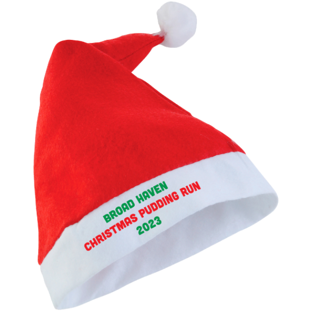 Picture of Broad Haven Pudding Run 2023 - Santa Hat