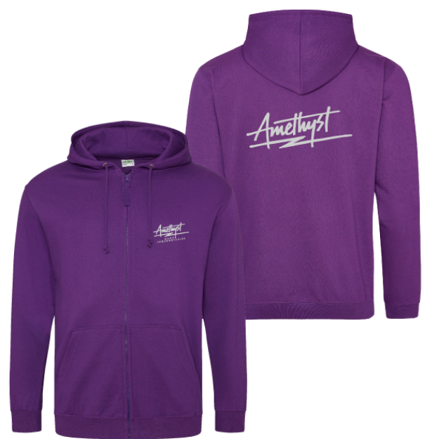 Picture of Amethyst Dance - Unisex Adults Zip Hoodie