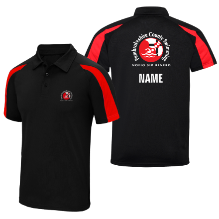 Show details for Pembrokeshire County Swimming - Unisex Adults Performance Polos Picture of Pembrokeshire County Swimming - Unisex Adults Performance Polos