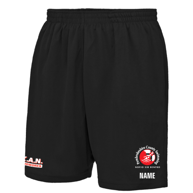 Picture of Pembrokeshire County Swimming - Unisex Adults Performance Shorts