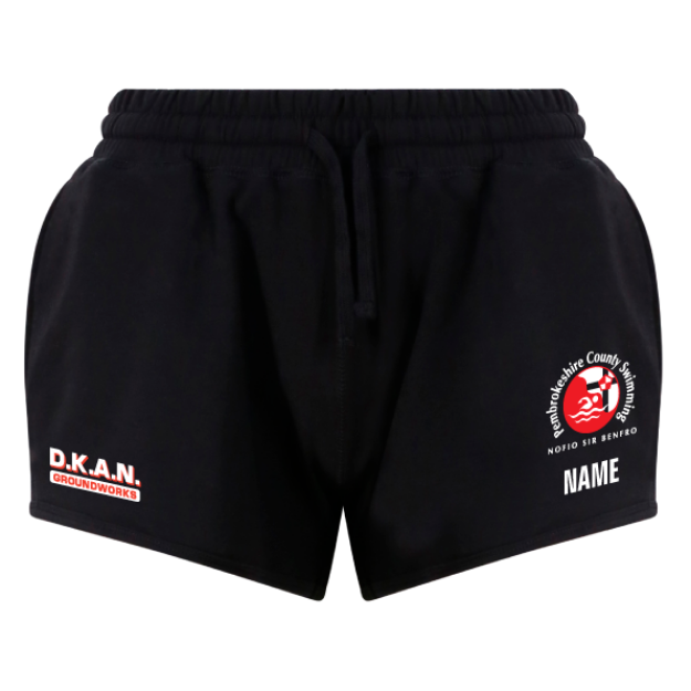 Picture of Pembrokeshire County Swimming - Ladies Fit Jogger Shorts