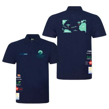 Navy Picture of Merched Y Môr - Unisex Polo Shirts