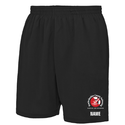 Show details for Pembrokeshire County Swimming - Unisex Adults Performance Shorts Picture of Pembrokeshire County Swimming - Unisex Adults Performance Shorts