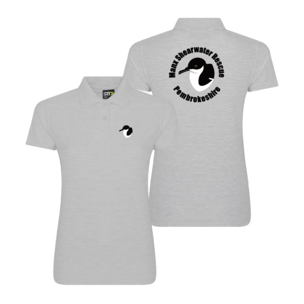 Picture of Manx Shearwater Rescue Pembrokeshire - Ladies Fit Polo Shirts